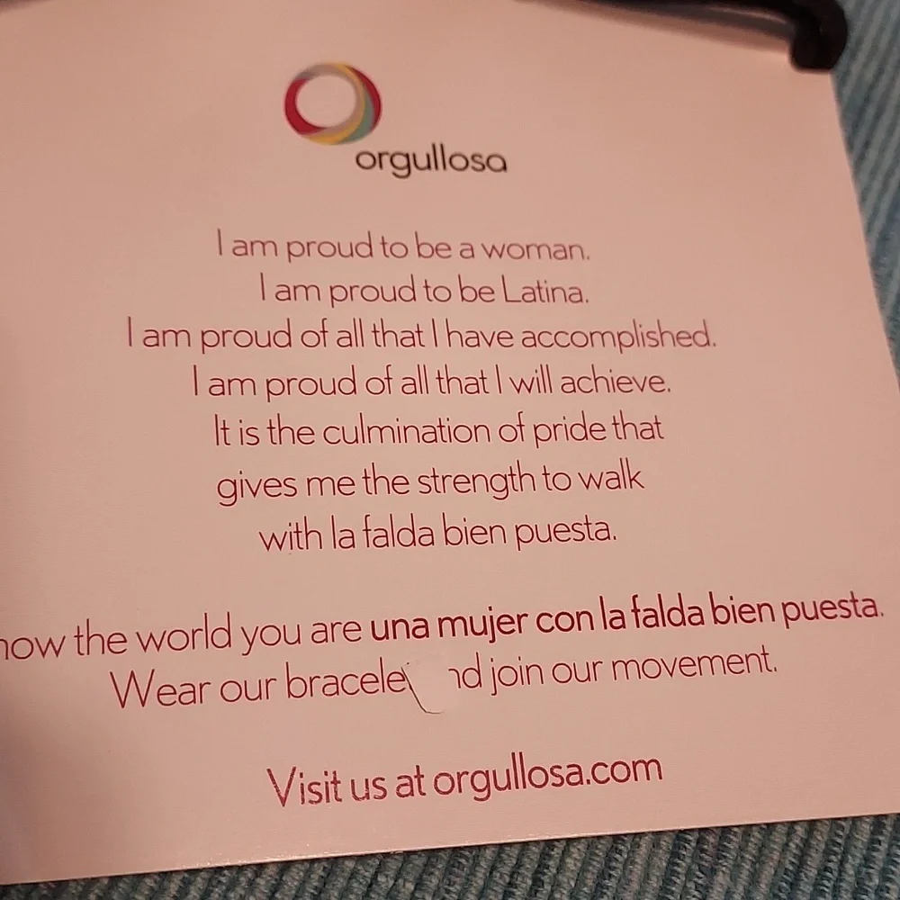 ORGULLOSA bracelet  , New